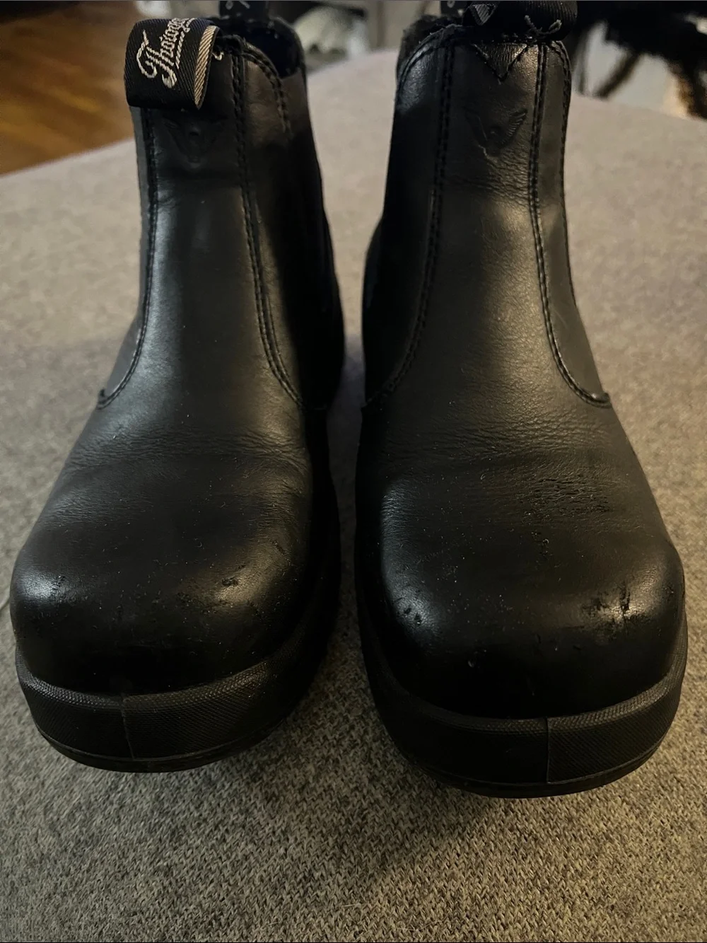 Thorogood Black Work Boots — Men 7.5